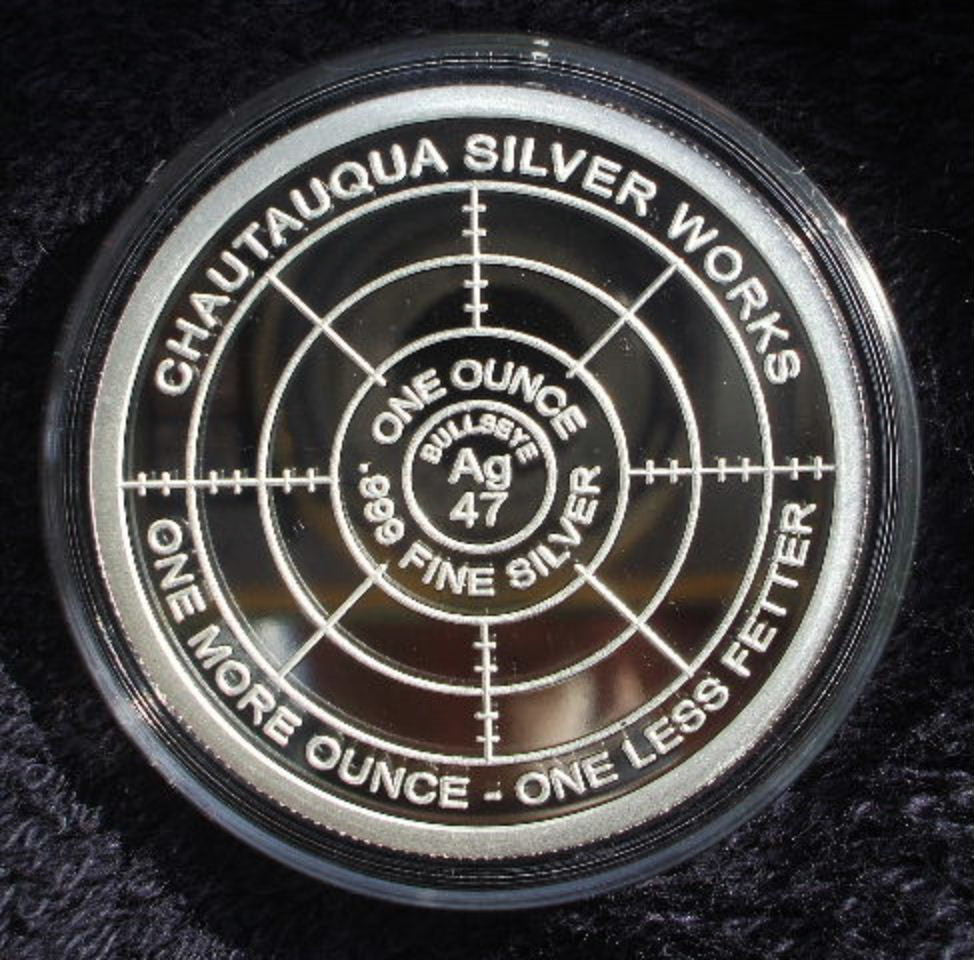 Shifting Gears - T.I.M.E Series by Chautauqua Silver Works, 1oz .999 Fine  Silver Round