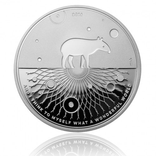 Tapir 2016 - Evolution, The Wonderful World by Le Grand Mint, 1oz 0.9999 Fine Silver