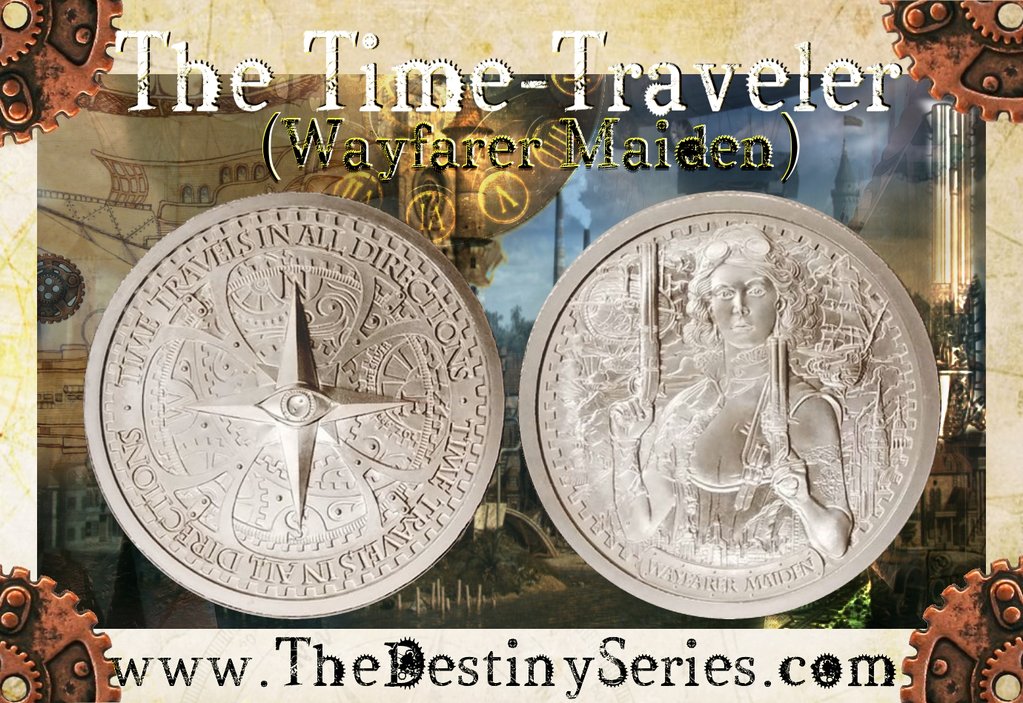 The Time Traveler, 2oz Brilliant Uncirculated .999 Silver Round
