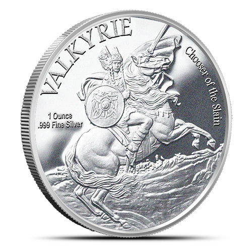 Norse Gods - HEL by Anonymous Mint 1oz .999 Silver Round BU Finish