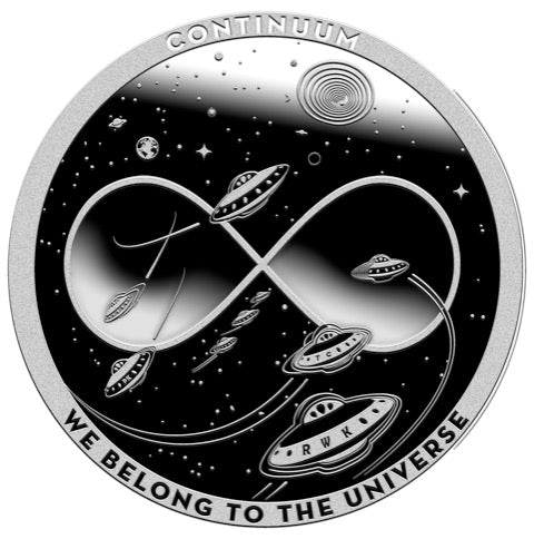 Continuum by Chautauqua Silver Works, 1oz .999 Silver Proof Round.