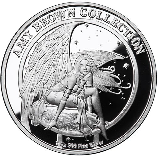 #1 Red Queen - Amy Brown Collection - 1oz .999 Silver Proof Round