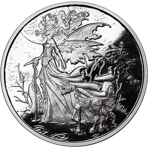 #1 Red Queen - Amy Brown Collection - 1oz .999 Silver Proof Round