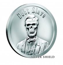 Debt Slave by Silver Shield, Mini Mintage - BU 1 oz .999 Silver Round