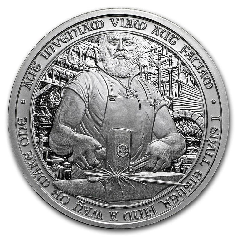 The Blacksmith, 2oz Brilliant Uncirculated .999 Silver Round