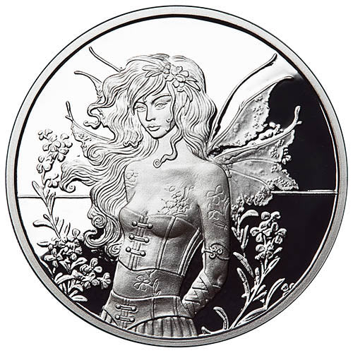 #5 Wall Flower - Amy Brown Collection - 1oz .999 Silver Proof Round