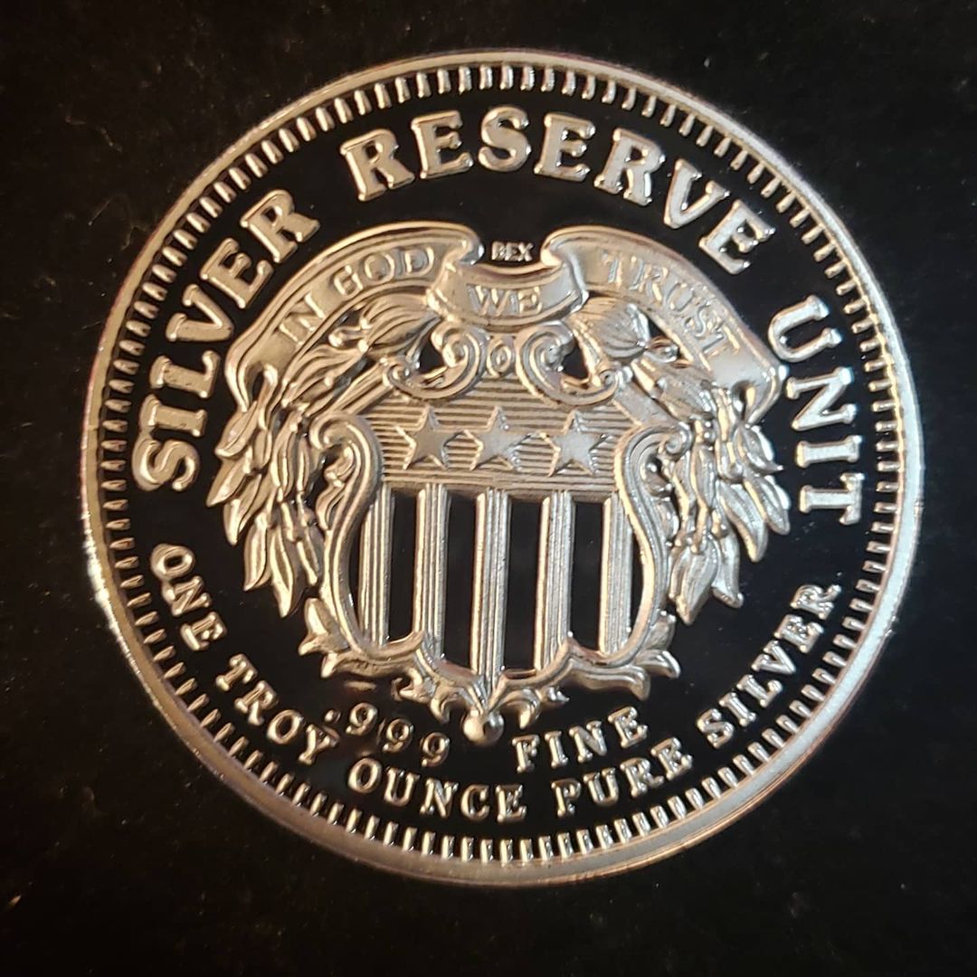Wreck The Fed Silver Reserve Unit, 1oz .999 Silver Round
